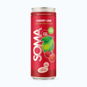 Soma THC Seltzer 4-Pack – Cherry Lime