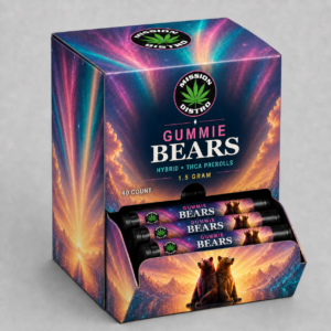 Gummie Bears 40-Count THCA Pre-Roll Display