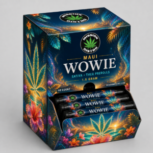 Maui Wowie 40-Count THCA Pre-Roll Display