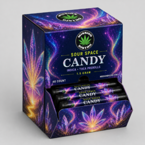 Sour Space Candy 40-Count THCA Pre-Roll Display