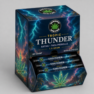Tropic Thunder 40-Count THCA Pre-Roll Display