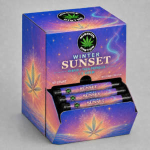 Winter Sunset 40-Count THCA Pre-Roll Display